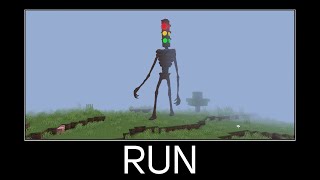 Minecraft wait what meme part 333 (Realistic Traffic Light Head)