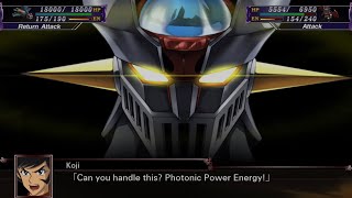 Super Robot Wars X : Mazinger Z All Attacks