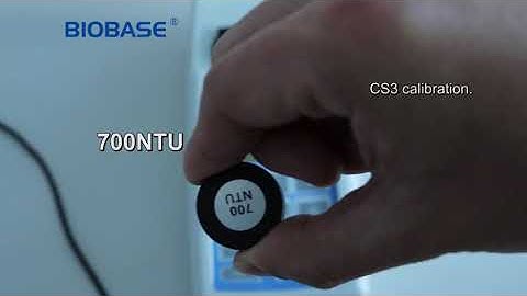 BK-T3B Turbidity Meter Calibration and operation video