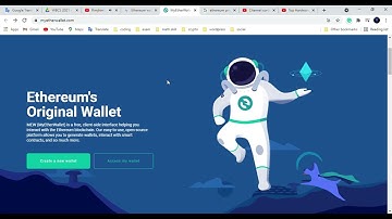 Create a new wallet on MyEtherWallet(MEW)
