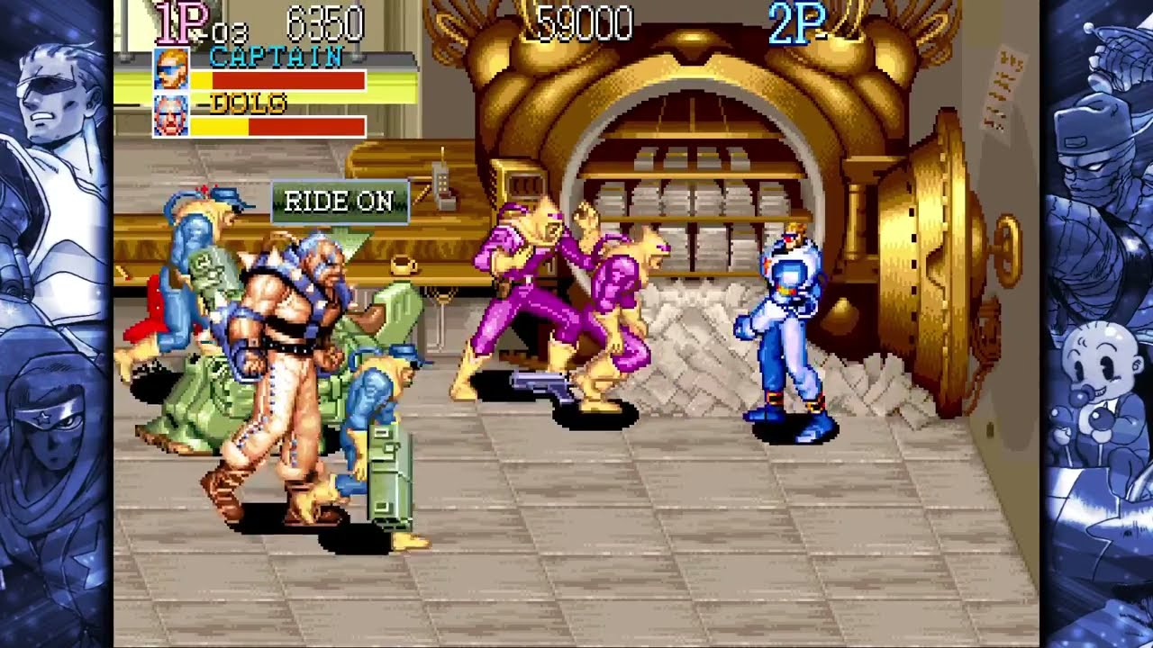 CAPTAIN COMMANDO (ARCADE) FINAL ESPETACULAR