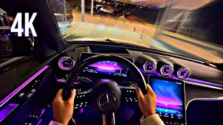 2026 4K ULTRA NIGHT DRIVE Mercedes-Benz C class by StarDrivery