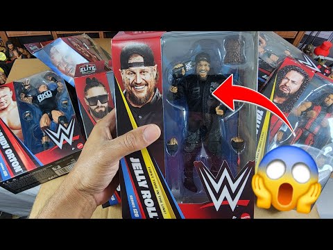 WWE ELITE 128 UNBOXING! JELLY ROLL 1ST ACTION FIGURE + MORE