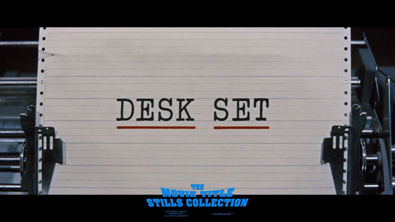 Desk Set 1957 Title Sequence