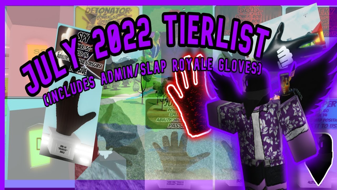 Create a Slap Battles Gloves Tierlist Tier List - TierMaker