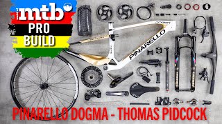 Dream Build Pinarello Dogma XC FS I Tom Pidcock WM Bike 2023 Glasgow I SR Suntour TACT I