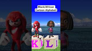 The Black/African Cartoon Alphabet! #blackpanther
