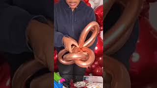 Making a large balloon flower || #balloons