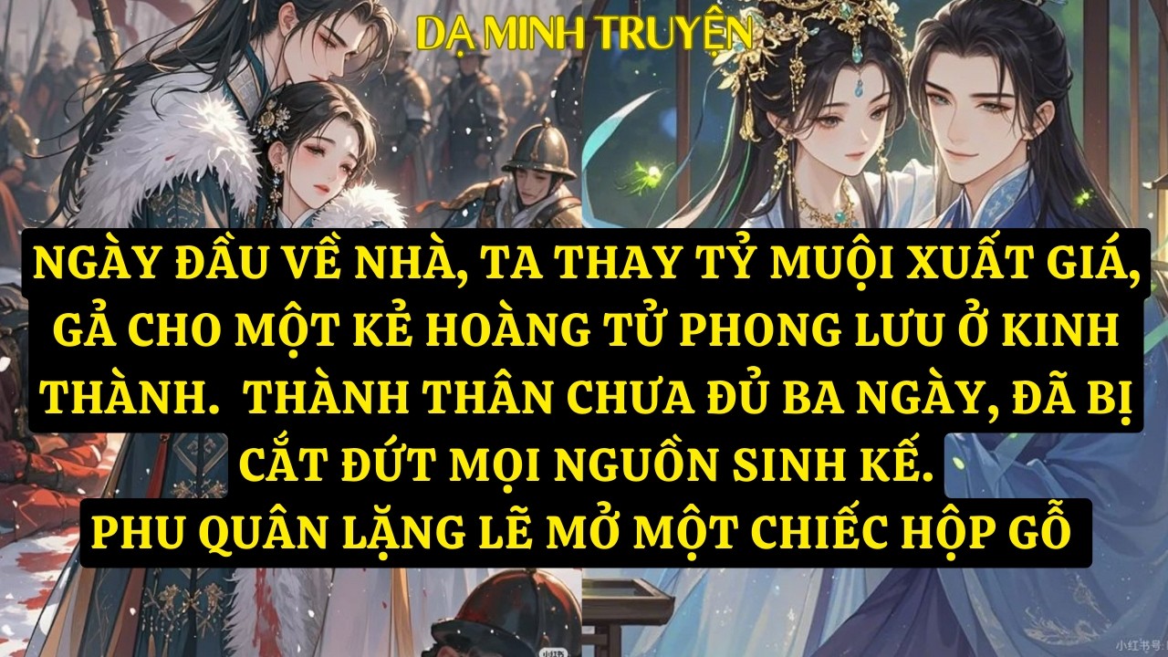 TRUYỆN: NGÀY ĐẦU VỀ NHÀ, TA THAY TỶ MUỘI XUẤT GIÁ, GẢ CHO MỘT KẺ HOÀNG TỬ PHONG LƯU Ở  DM172