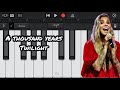 A Thousand Years | Christina Perri | Easy Piano Notes | Garageband Tutorial