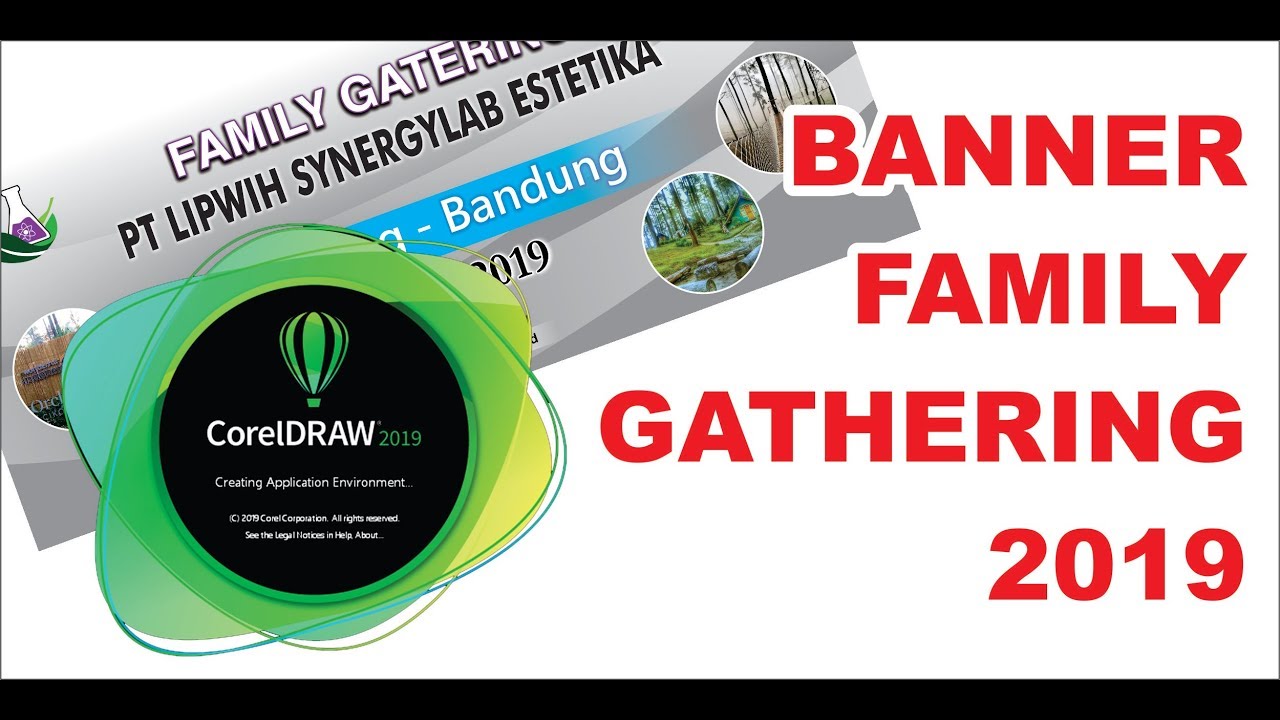 Membuat Desain Banner Family Gathering  Menggunakan 