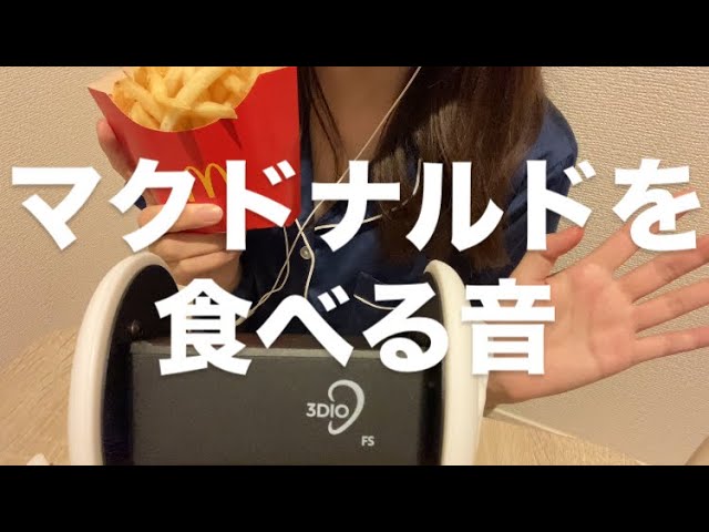 ASMR ハンバーガーとポテト食べる【request move】