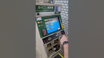 you can adjust your fare at the stations in Japan #japatojapan #japa2japan