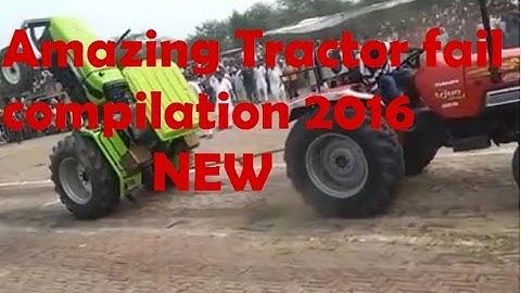 Amazing Tractor fail compilation 2016 TOP of Funny Tractor FAILS Compilation