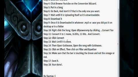 How to Get songs and convert them with dBpoweramp and Goldwave