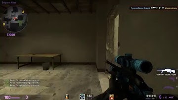 CS:GO Mirage ACE with a scout.