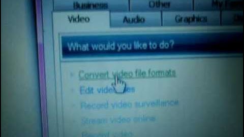 how to convert video formats into WMM