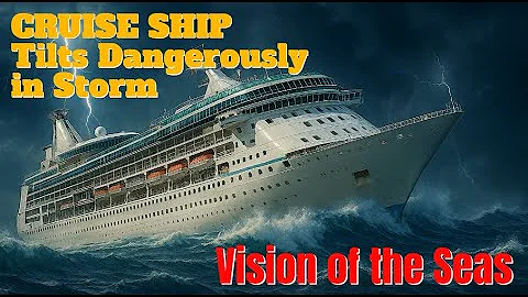 Royal Caribbean Ship Hit by Huge Waves | Vision of the Seas Storm Incident