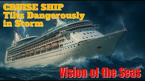 Royal Caribbean Ship Hit by Huge Waves | Vision of the Seas Storm Incident