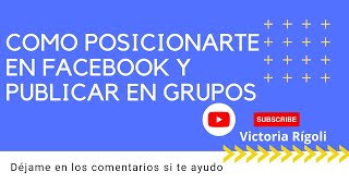 como unirte a Grupos y publicar