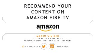 Tutorial - Build Recommendations on Amazon Fire TV screenshot 3