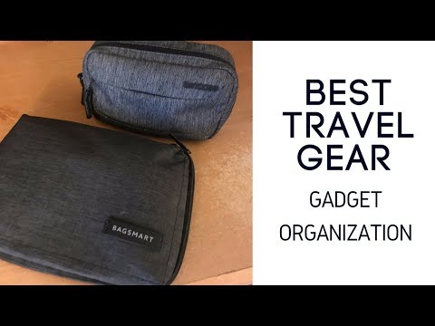 최고의 여행 장비 : Bagsmart Electronics Organizer 및 Incase Accessory Pouch Review