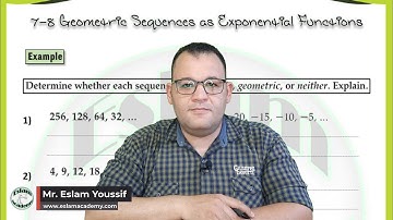 Grade 9 – Chapter 7 – Lesson 8 Geometric Sequences as Exponential Functions