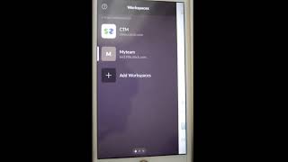 How to switch between workspaces in Slack iOS or iPhone app | Add new workspace