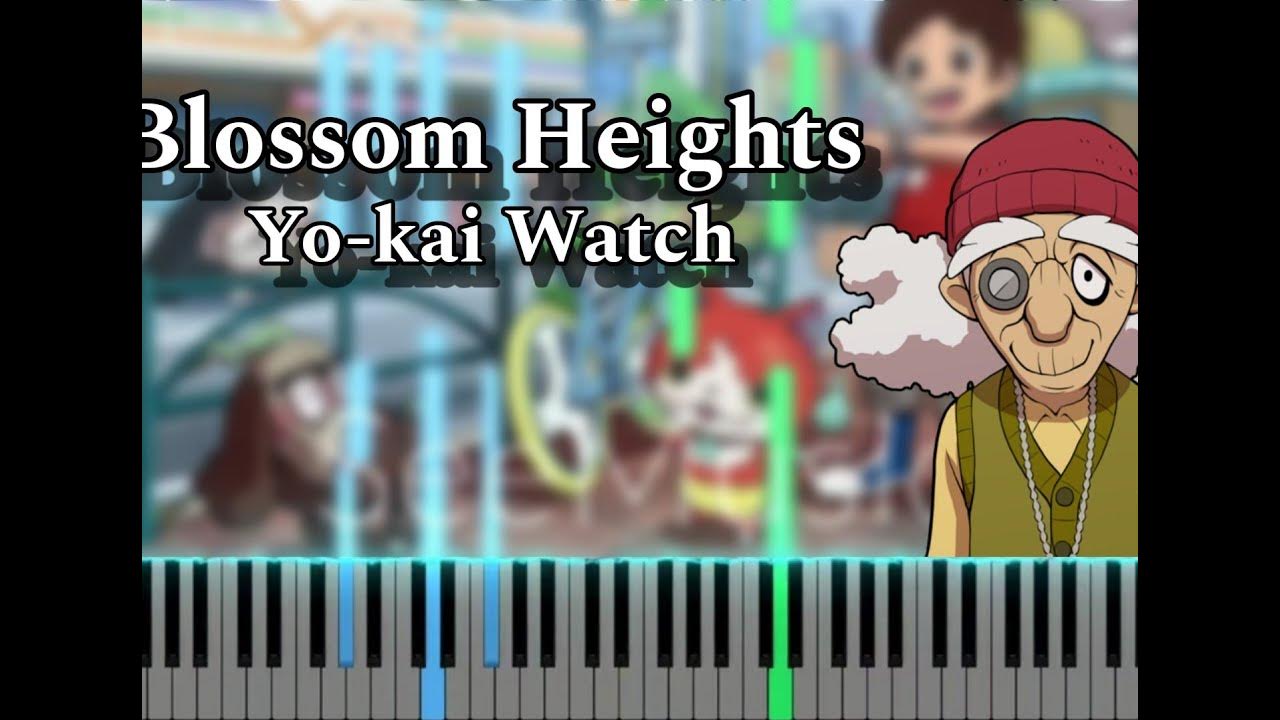 Yokai Watch Blossom Heights (Piano Tutorial) YouTube