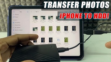 Transfer Photos from iPad to External Hard Drive?