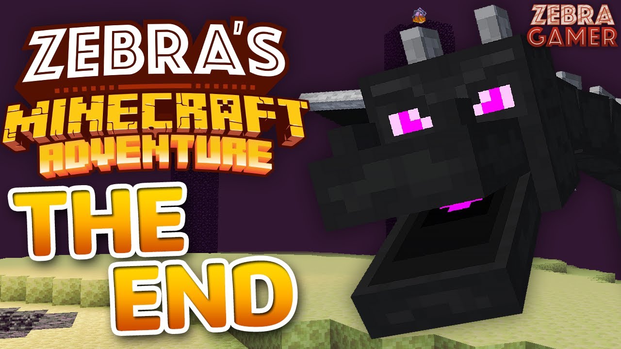 The End! Defeating the Ender Dragon! - Zebra's Minecraft Adventure Part 30