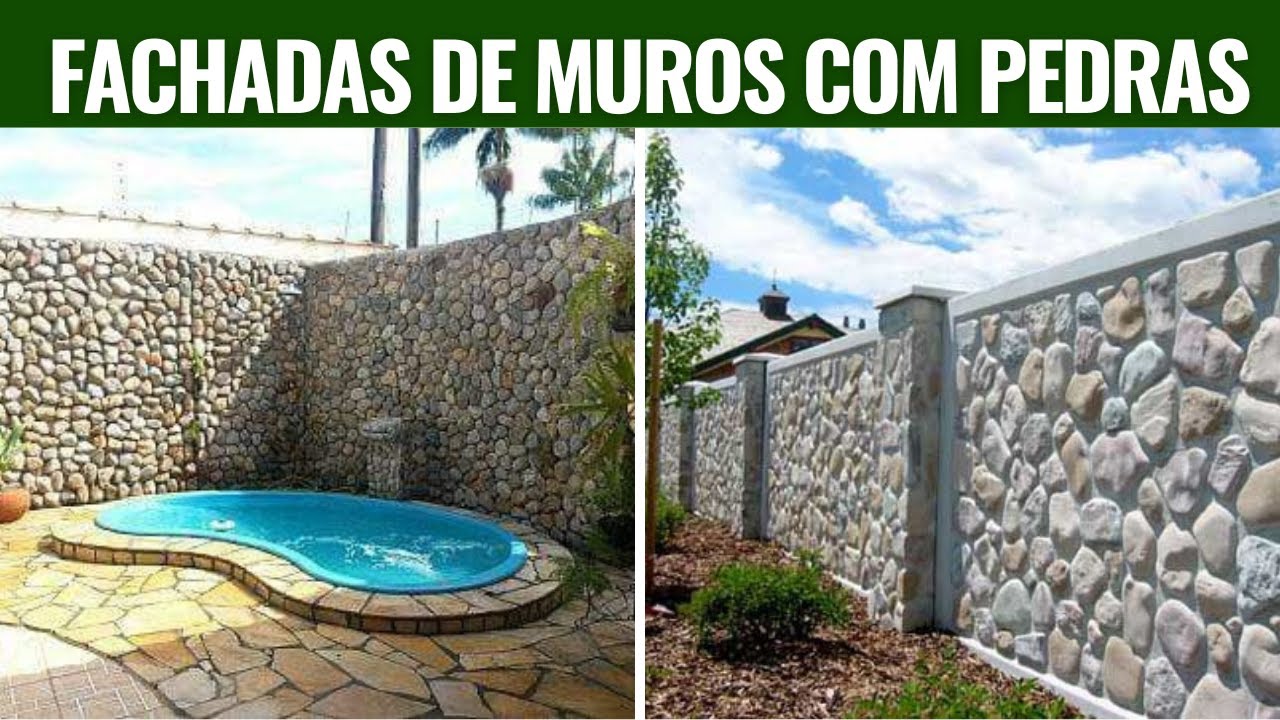 54 FACHADAS DE MUROS COM PEDRA QUE VOCÊ PRECISA VER HOJE 