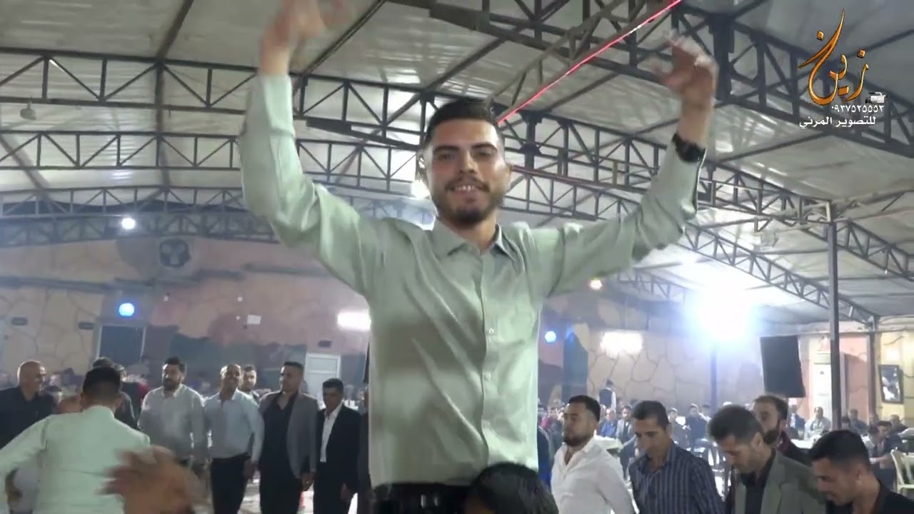 الفنان مصطفى حنانو مع فيديو الزين من افراح ال الحاج عمر حفل زفاف العريس محمد خالد الحاج عمر  ج2