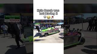 Kyle Busch was NOT Happy💀👍#nascar #kylebusch #racing #nascarracing #nascardriver