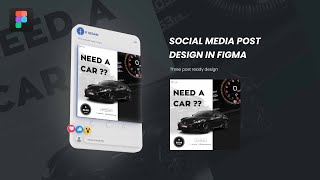 How to make social media post design in Figma - Figma Design