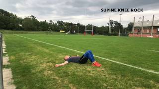 Supine Knee Rock - Upside Strength Exercise Library