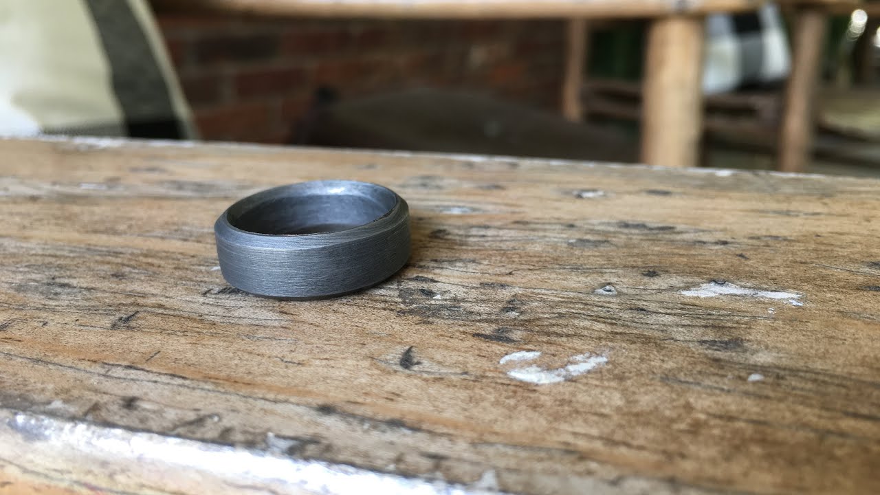Hand Forging A Damascus Wedding Ring