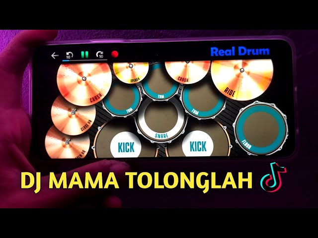 DJ MAMA TOLONGLAH TERBARU VIRAL TIK TOK REAL DRUM COVER class=