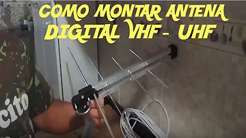 Como montar uma antena para televisão?