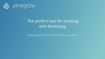See what makes Pinegrow the perfect tool for working with Bootstrap