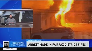 Los Angeles police arrest Fairfax arson suspect