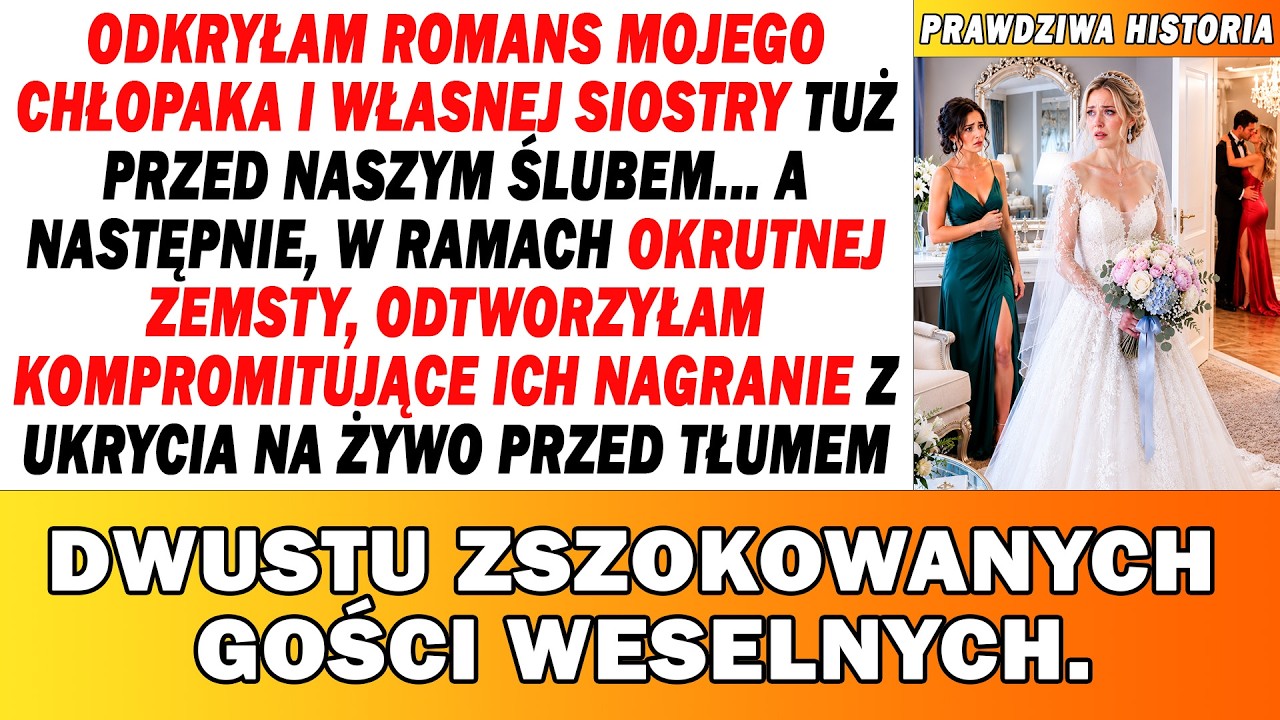 Stałam w sukni ślubnej, w czwartym miesiącu ciąży, kiedy usłyszałam głos mojego narzeczonego za niedomkniętymi drzwiami. Mówił do mojej siostry: „Kinga podpisze pełnomocnictwo, gdy wrócimy z...