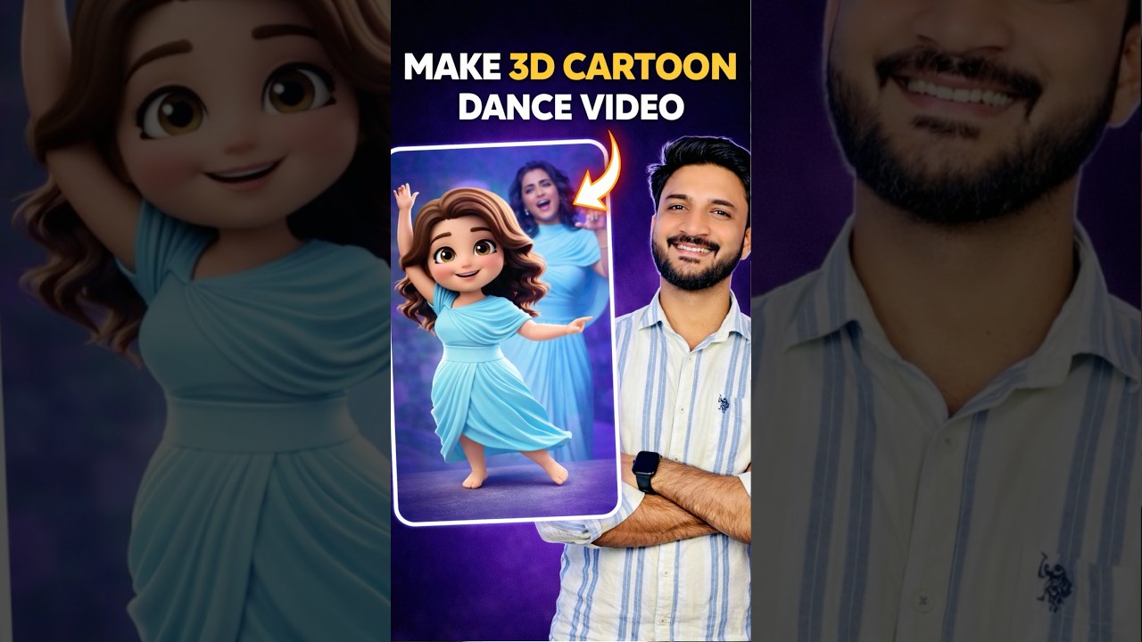 Make 3D Cartoon Dance Videos 😍 | Trending Cartoon Dance Video | Ai Video Kaise Banaye 