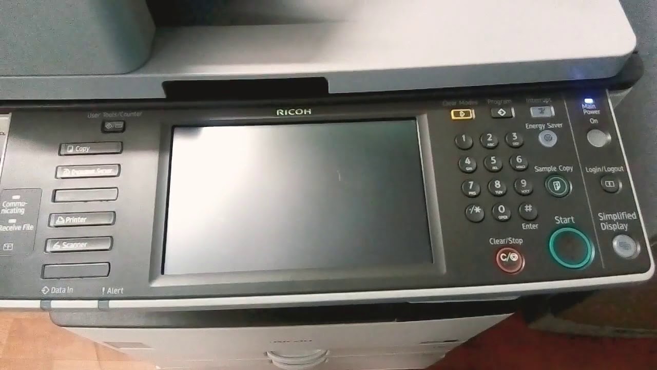 savin c9025 printer authentication error scanning