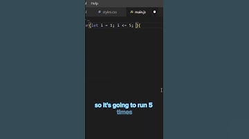 Create JavaScript For Loop