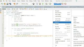 Membuat 2 Program Array 2 Dimensi 