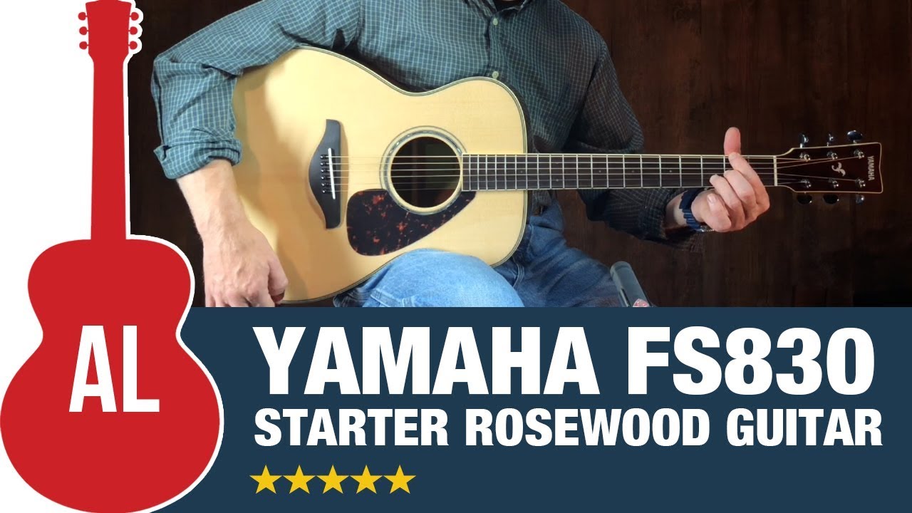 Yamaha FS830 - Rosewood Guitar at an Unbeatable Price!