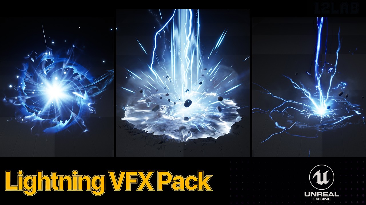 UE5 Lightning VFX Pack - YouTube