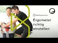 Ergometer richtig einstellen: Die besten Tipps für den Heimtrainer