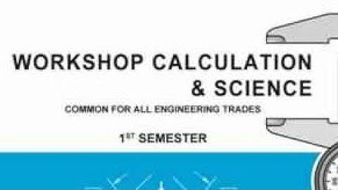 Workshop  calculation & science / important question for All  trades video 1/NIMI SYLLABUS